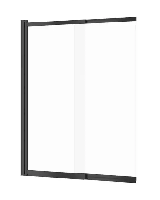 Шторка для ванны NEW TRENDY SENSI BLACK 85x150 P-0045 (черный)