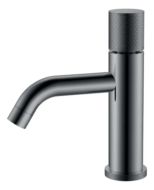 Boheme Stick Touch Смеситель для раковины длина излива 13,5 см, без дк, цвет: shine gun metall 121-SGM.2