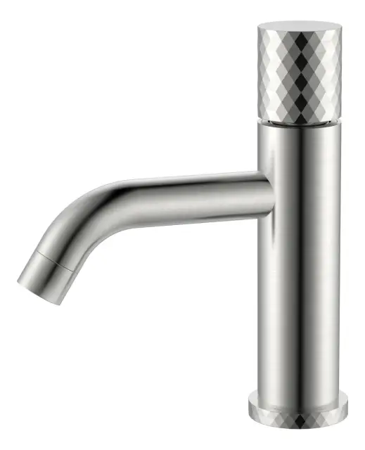 Boheme Stick Diamond Смеситель для раковины длина излива 13,5 см, без дк, цвет: nickel brush 121-NB