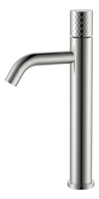 Boheme Stick Diamond Смеситель для раковины высота излива 20,6 см, без д/к, цвет: nickel brush 122-NB