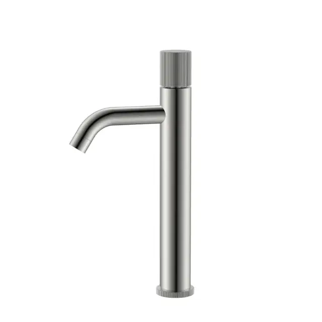Boheme Stick Linea Смеситель для раковины высокий, без д/к, высота излива 20,6см, цвет: nickel brush 122-NB.3