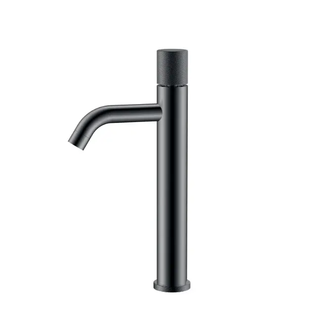 Boheme Stick Spirale Смеситель для раковины высокий, высота излива 20,6 см, цвет: shine gun metall 122-SGM.4