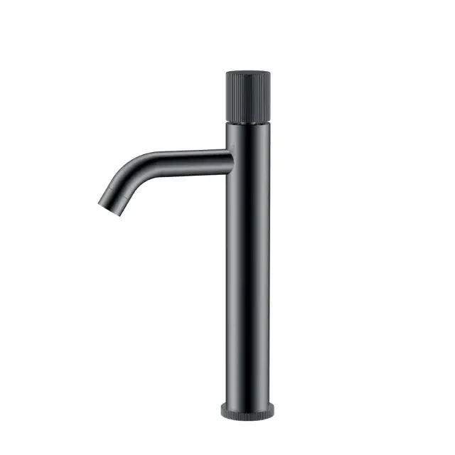 Boheme Stick Linea Смеситель для раковины высокий, высота излива 20,6 см, цвет: shine gun metall 122-SGM.3