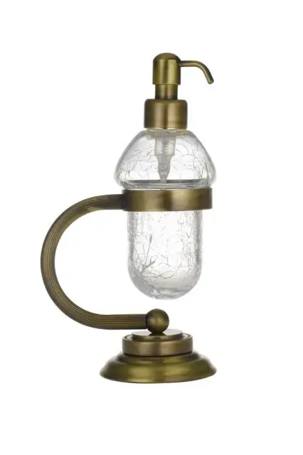 Boheme Murano Дозатор для жидкого мыла, настольный, стеклянная колба, цвет: bronze 10909-BR