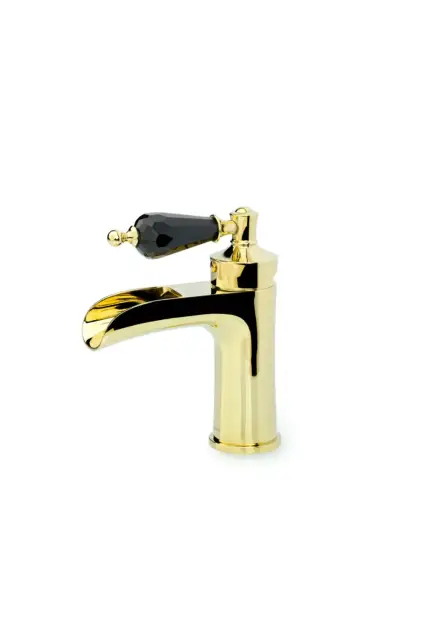 Boheme Vogue Смеситель для раковины, излив каскад 7,7 см, цвет: gold 211-BSW