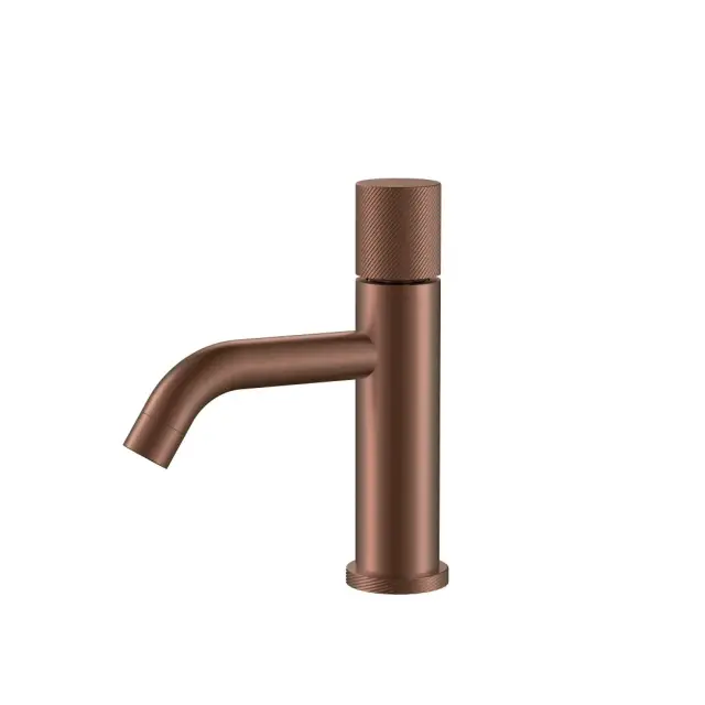 Boheme Stick Spirale Смеситель для раковины, без донного клап., излив 13,5 см, цвет: brushed bronze 121-BRB.4