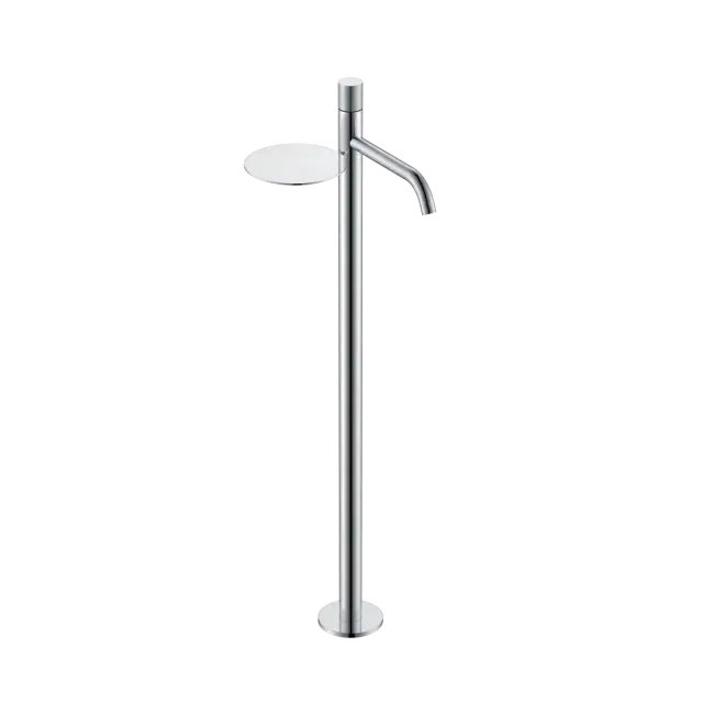 Boheme Stick Touch Смеситель для раковины напольный, полка, излив 25,8 см, цвет: chrome 120-CRCR.2