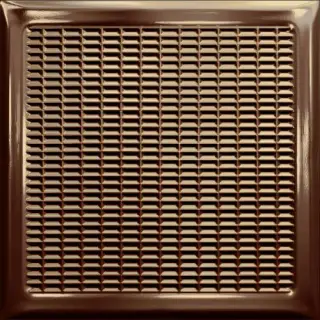 Glass Titanium Brick Brillo 20x20