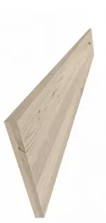 Натура Уайт Ступ.Угл.Пр 33x120