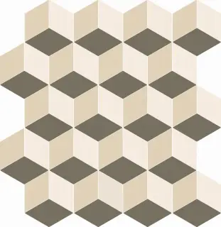Element Silk Mosaico Cube Warm 30.5x33