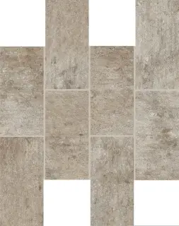 La Roche Ecru 7.5x15 6mm 30x30 Muretto