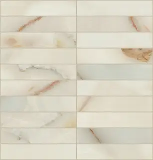 Bijoux Onyx Blanche Glossy Mosaico 3x15 30x30
