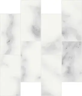 Origines Rex Blanc Glossy 6mm Muretto 7.5x15 30x30