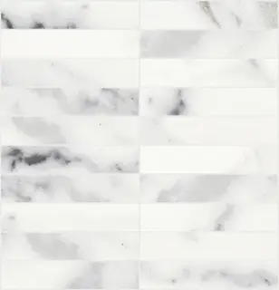 Origines De Rex Blanc Matte Mosaico 3x15 30x30