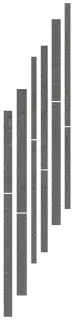 Allure Mureto 3d Mosaic Anthracite Anti-Slip 15x90