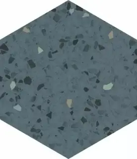 Керамогранит Инспайр синий шестиугольный / EC.Inspire blue hex