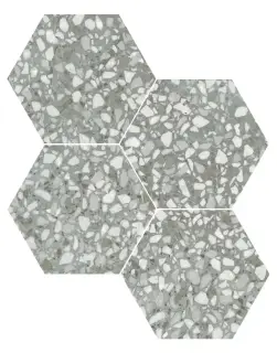 DURSTONE SIX Terazzo Керамогранит Sage 23x27 глазурованный матовый