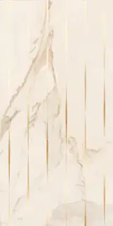 Керамическая плитка Калакатта золото линия / Декор 31.5*63 Calacatta gold linea