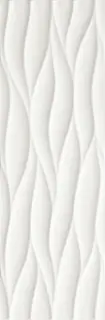 Lumina Curve White Gloss 25x75