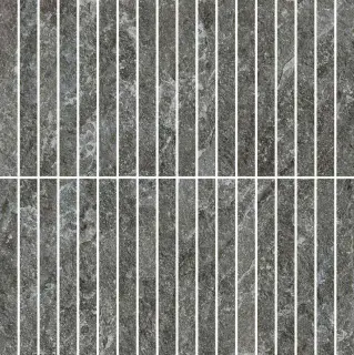 Магма Графит Мозаика Стрип 30x30