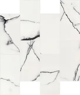 B&W Marble Breach Hglossy 6 Mm Muretto Sf 7,5x15 30x30
