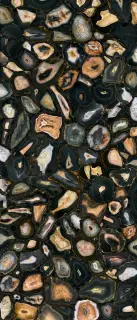 Mystic Luxe Black Sea Gold Satin 6 Mm 120x280