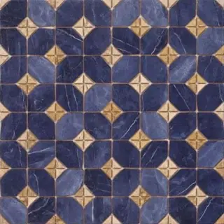 Керамогранит Iliada-PR Azul 43.5x43.5