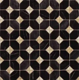 Керамогранит Iliada-PR Negro 43.5x43.5