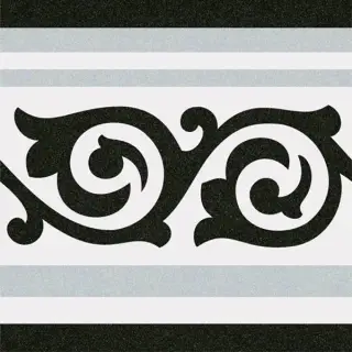Декор 1900 Gibert-2 Gris 20x20