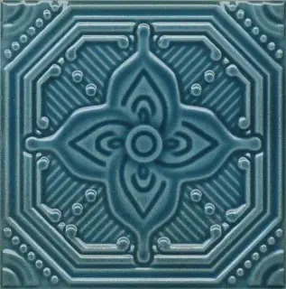Декор Салинас синий |15x15