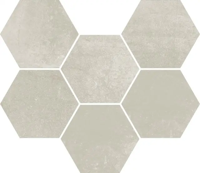 Экспо Уайт Мозаика Гексагон 25x29
