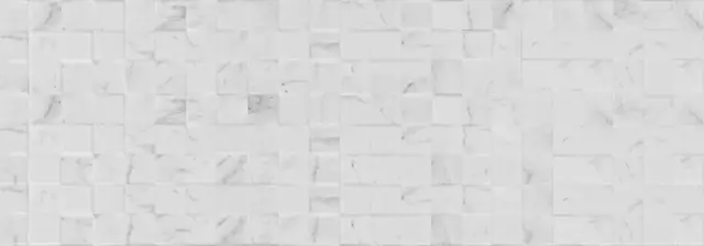Mosaico Carrara Blanco Brillo 33.3x100