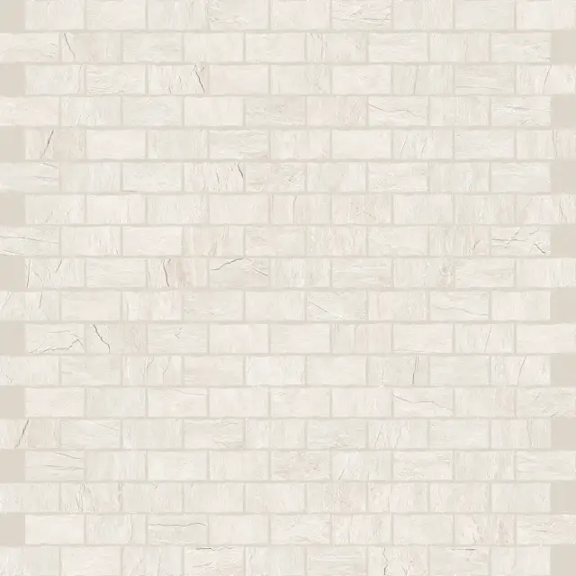 Ardoise Blanc 1.5x3 6mm Mos.30x30