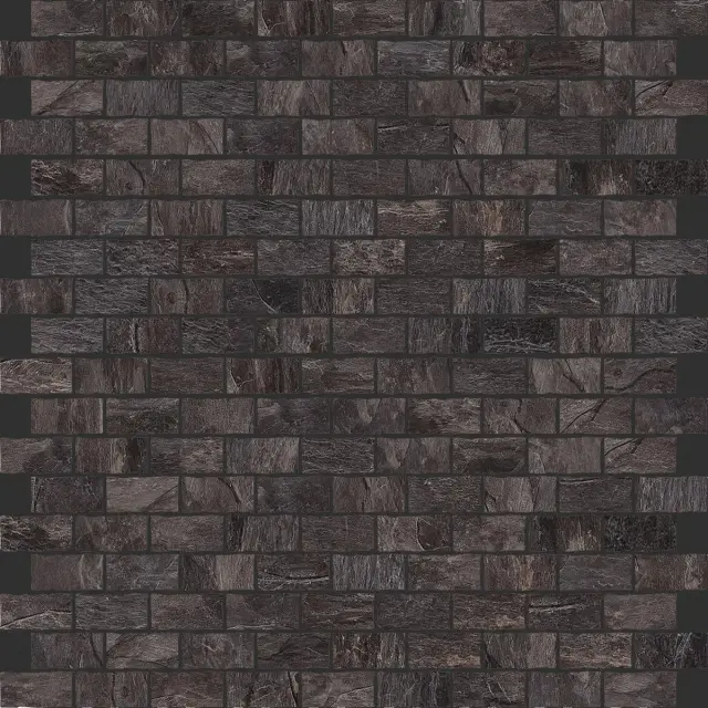 Ardoise Noir 1.5x3 6mm Mos.30x30