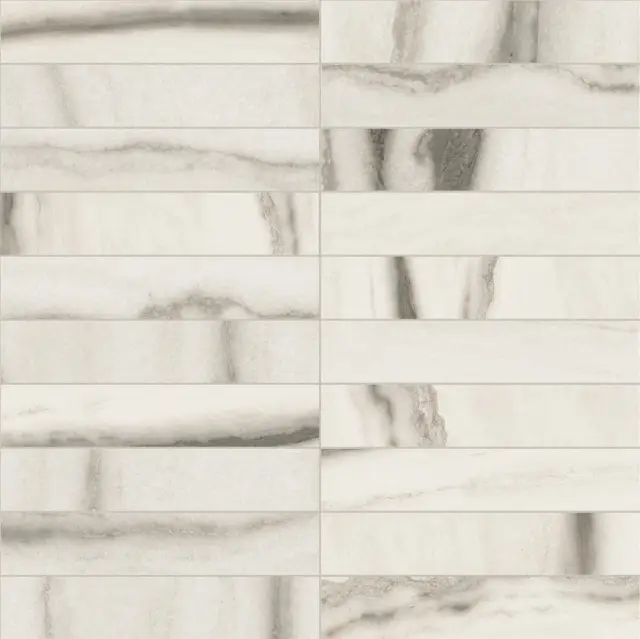 Prexious Rex White Fant. Mos.3x15 Glossy 30x30