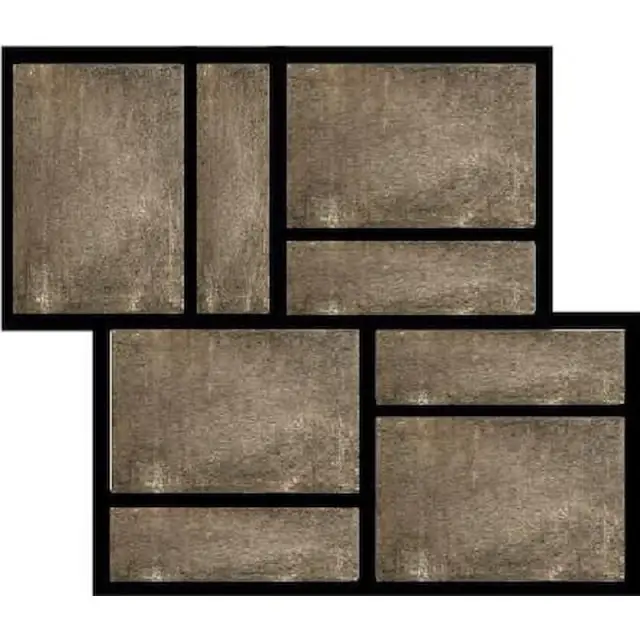 Matieres Rex Brun Mod.Muretto 3d 30x30