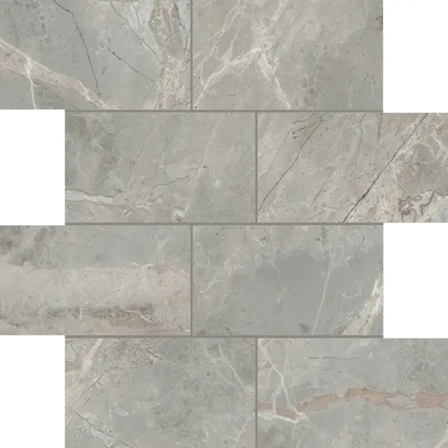 Etoile Gris Mat 6mm Mur 7.5x15 30x30