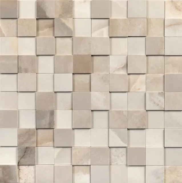 Reves De Rex Noisette Mosaico 3d Mix 3x3 30x30
