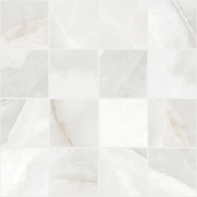 Reves De Rex Perle Matte 6mm Mosaico 7.5x7.5 30x30