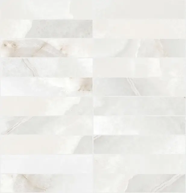 Reves De Rex Perle Glossy Mosaico 3x15 30x30