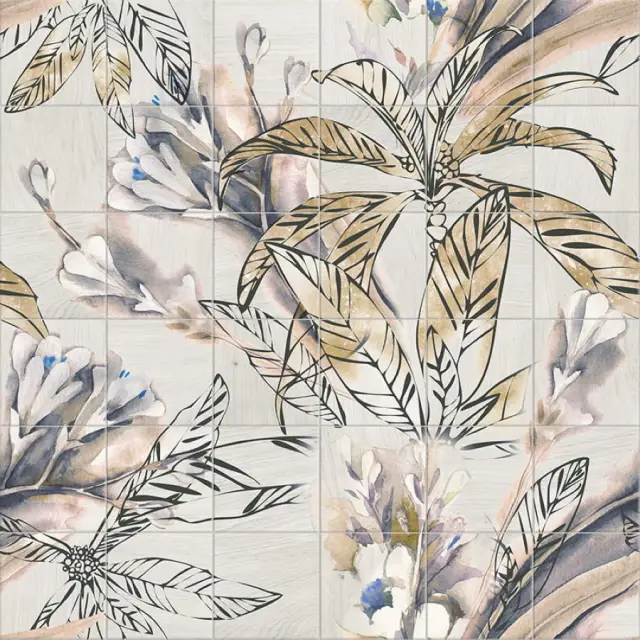 Mural Autumn Leaves 120x120 (Комплект Из 36шт 20x20)