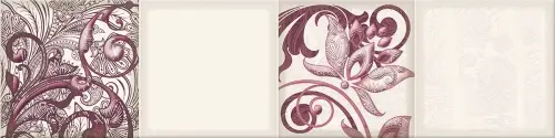 Faenza Wine Ornament Frise 3 15.6x63