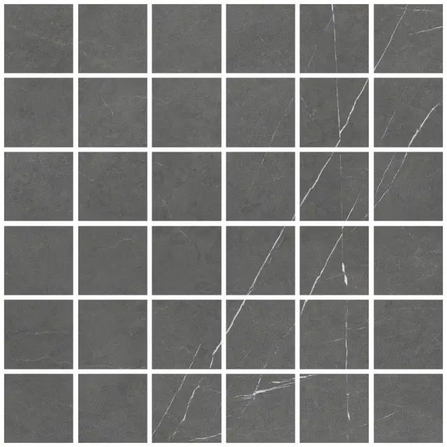 Allure Mosaic 55 Anthracite Anti-Slip 30x30
