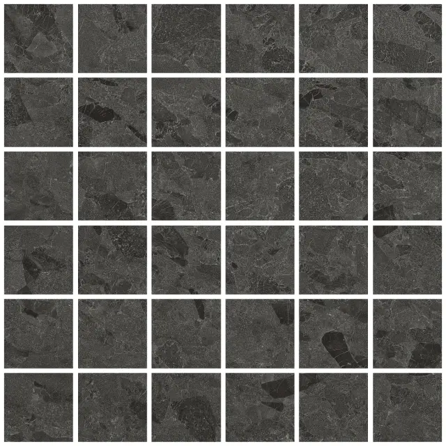 Eme Mosaic 55 Anthracite Anti-Slip 30x30