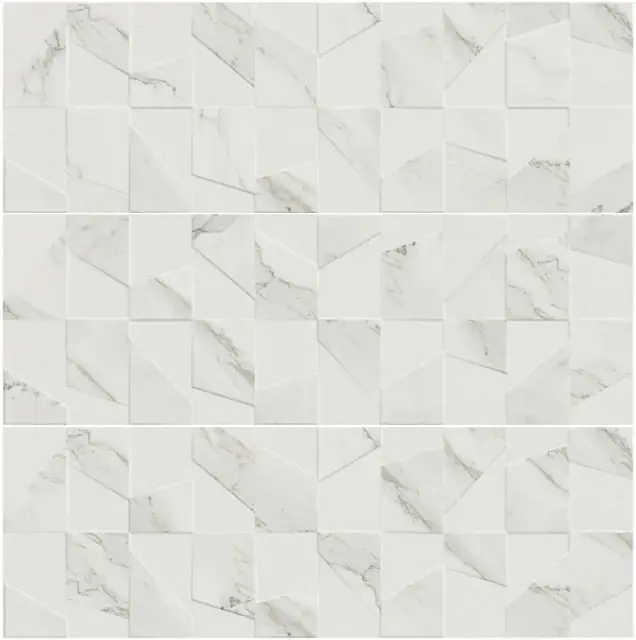 Керамическая плитка Калакатта серебро топ матовый / Rev. Calacatta silver R90 TOP matt 30x90