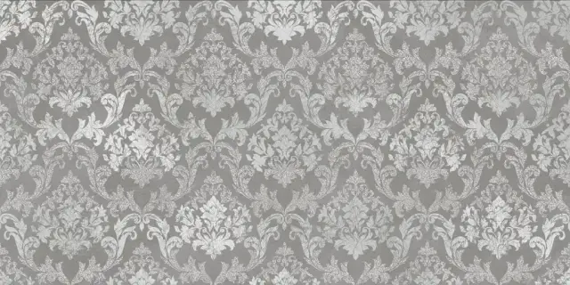 Керамическая плитка Люче дамаско плата/серебряный / Декор 31.5*63 Luce Damasco plata/silver