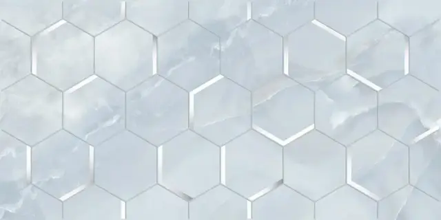 Керамическая плитка Оникс форма синий / Декор 31.5*63 Onice forma blu