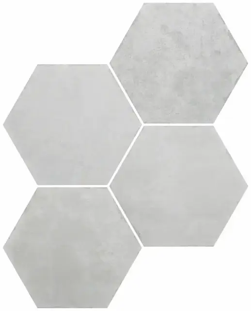 DURSTONE SIX Saona Керамогранит Blanco 23x27 глазурованный матовый