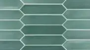 Equipe Lanse Настенная керамическая плитка Viridian 5x25 глазурованный матовый