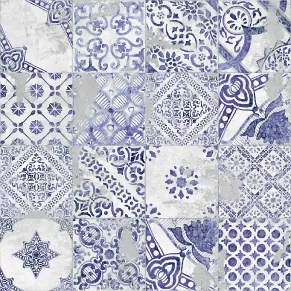 APAVISA OZONE BLUE DECOR 59.55х59.55 G-1234